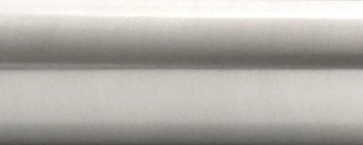 Brushed titanium finish